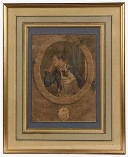 Paire de LITHOGRAPHIES en couleur d'après...