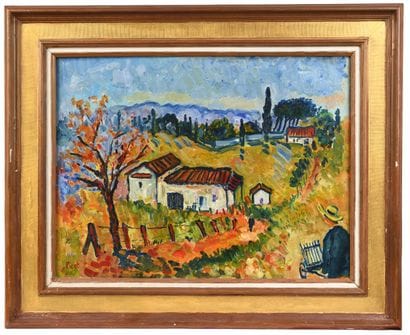 Jean-Claude PICOT (1933 - 2020)
Vue de ferme
Huile...