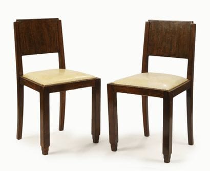 1930s French piece
Pair of stained walnut...