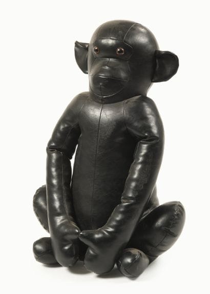 20th-Century Artwork
Leather sculpture depicting...