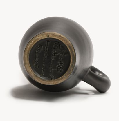 Pol CHAMBOST (1906–1983)
Black glazed ceramic...