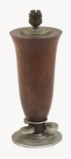 Modernist piece
Desk lamp made of exotic...