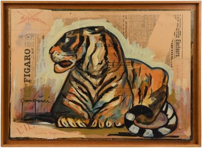 François GANGEMI (né en 1961)
Tigre couché
Technique...