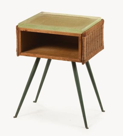 Work, 1950
Side table with a wooden box frame...