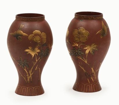 Late 19th–Early 20th Century
Pair of enameled...