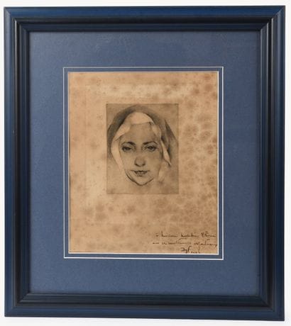 Marcel DYF (1899-1985)
Portrait de religieuse,...