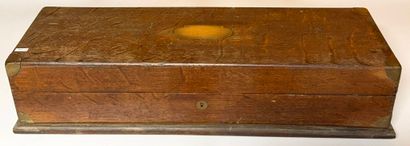 Arithmomètre de Payen
dans sa caisse en bois,...