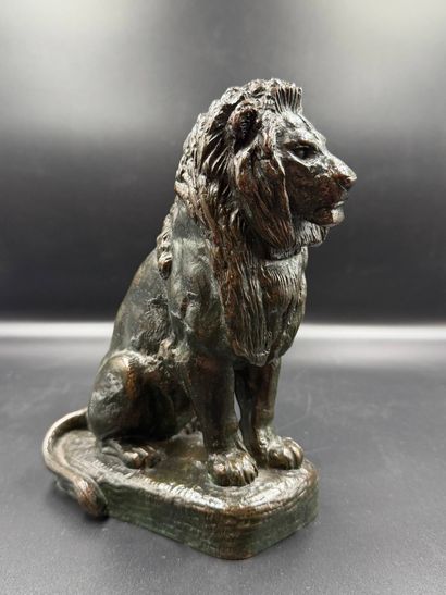 Louis Antoine BARYE, d'après
Le lion
bronze...