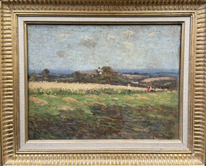 MAILLAUD Fernand (1862-1948)
Village et champs...
