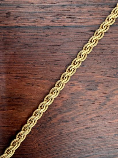 Necklace in 18K (750) yellow gold
(eagle's...