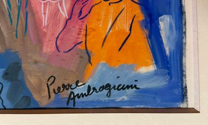 Pierre Ambrogiani, 1907-1985
Scène d'intérieur
Gouache...