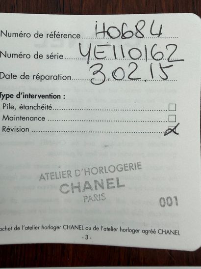 CHANEL
J12 Grand Model
 Circa : 2010.
Reference...