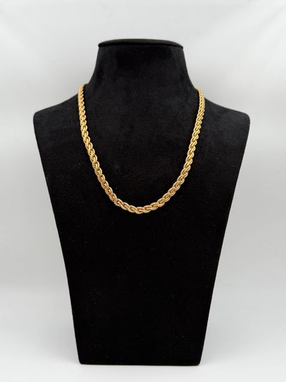 Necklace in 18K (750) yellow gold
(eagle's...