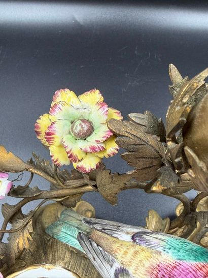 In the Meissen style
An ormolu inkwell of...