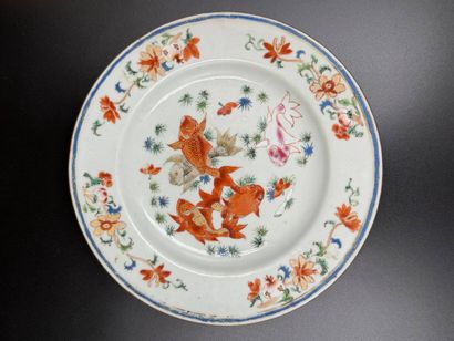 Compagnie des Indes
Porcelain plate decorated...
