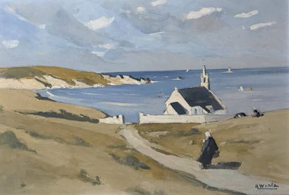 Raymond WINTZ (1884-1956)
Bigoudene au retour...