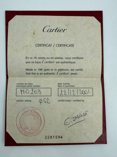CARTIER (attributed to)
Three-colored 18K...