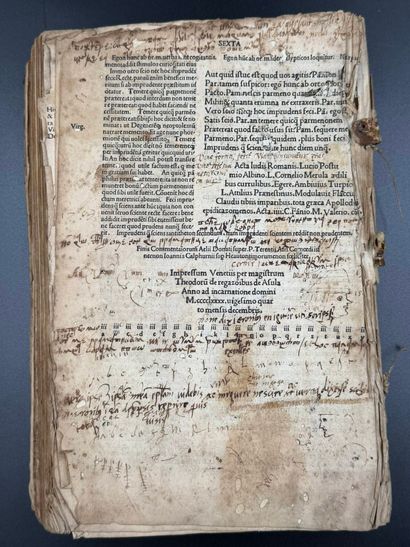 Incunable de Venise 1490
Les Comédies de...