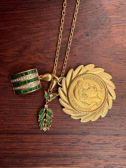 Necklace in 18k (750) yellow gold
holding...