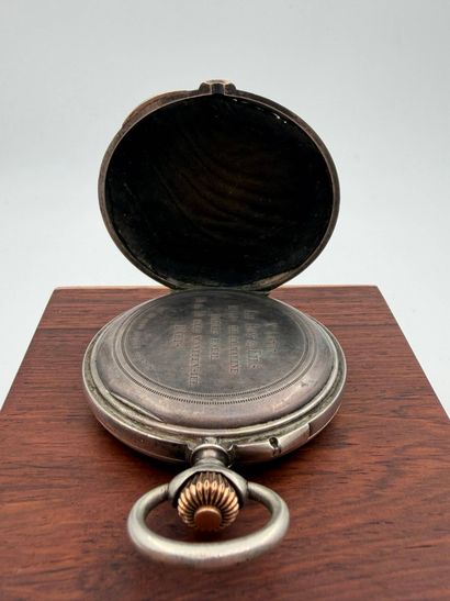 Pocket watch in silver (950)
The case is...