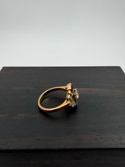 Ring in 18K (750) yellow gold
(eagle head)...
