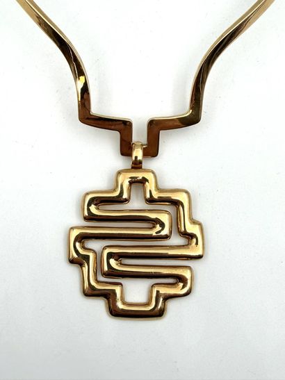 LALAOUNIS
Torque necklace in 18K (750) gold,...