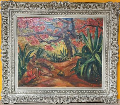 Roland MASCART, 1909-1988
Canaque sous un...