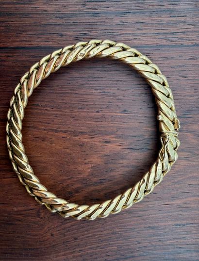 Bracelet in 18K (750) yellow gold
(eagle...