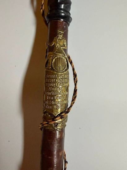 Lot including
- German reservist pipe. Length:...