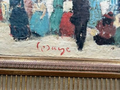 Pierre DAVAIN-LESAGE (1908-?)
Plage de Deauville
Huile...