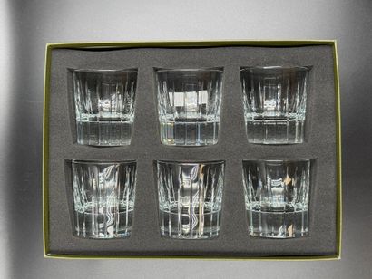 CHRISTOFLE
6 verres à Whisky en cristal modèle...