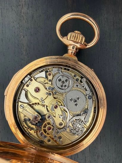 Louis AUDEMARS Gousset watch
in 18K (750)...