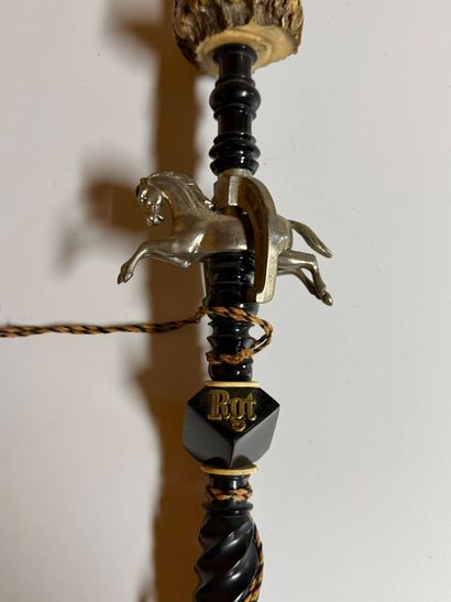 Lot including
- German reservist pipe. Length:...