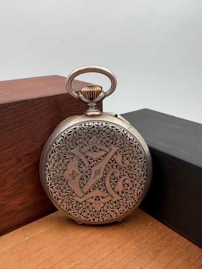 Pocket watch in silver (950)
The case is...