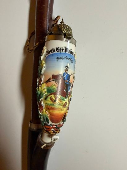 Lot including
- German reservist pipe. Length:...