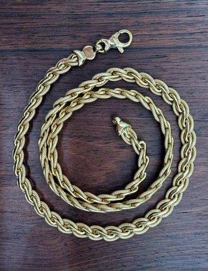 Necklace in 18K (750) yellow gold
(eagle's...