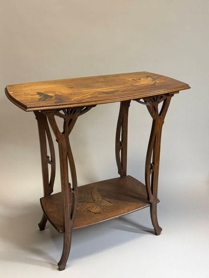 Etablissements Gallé
Side table in wood veneer...