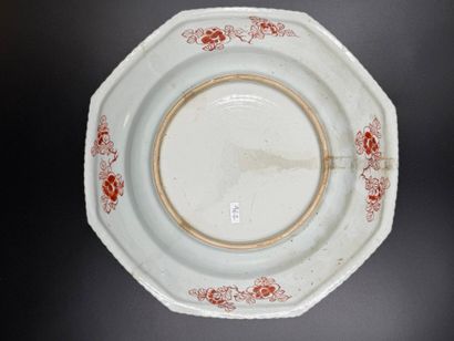 Chinese porcelain dish
octagonal shape with...