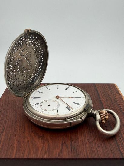 Pocket watch in silver (950)
The case is...