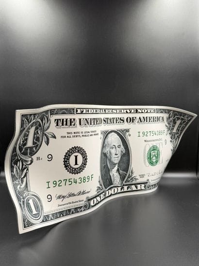 Karl Lagasse, né en 1981
One Dollar, 2013
PVC...
