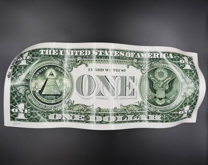 Karl Lagasse, né en 1981
One Dollar, 2013
PVC...