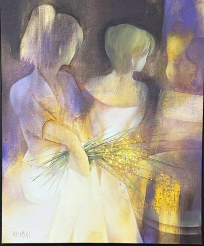 Henrik KINSKI (1954-2011)
Femmes de dos
Huile...