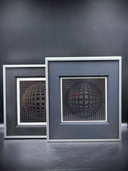 Victor VASARELY, 1906-1997
deux sérigraphies...