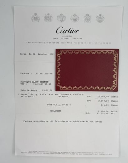 CARTIER (attributed to)
Three-colored 18K...