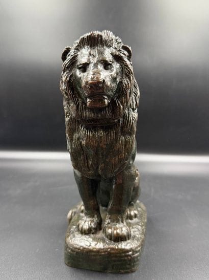 Louis Antoine BARYE, d'après
Le lion
bronze...