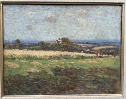 MAILLAUD Fernand (1862-1948)
Village et champs...