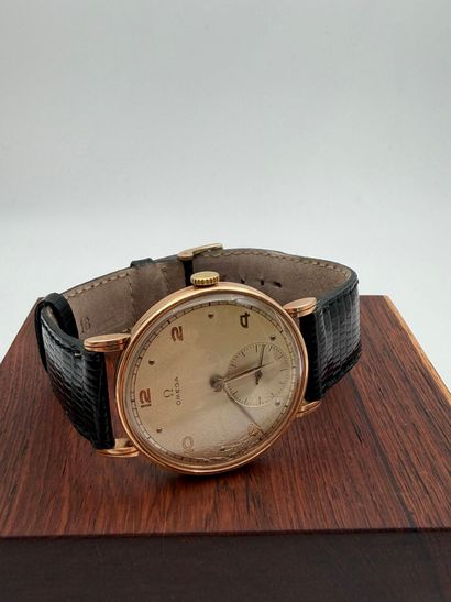 OMEGA
Men's watch in 14k yellow gold, JUMBO...