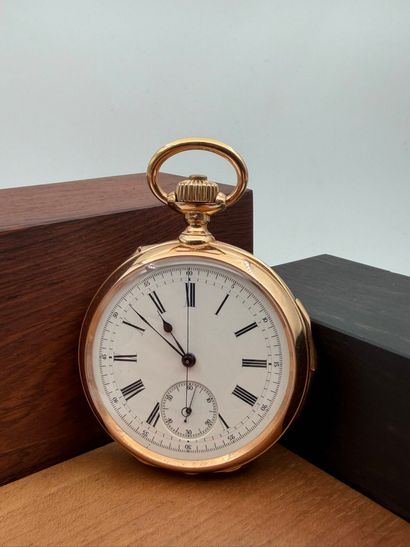 Louis AUDEMARS Gousset watch
in 18K (750)...