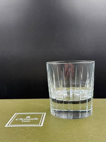 CHRISTOFLE
6 verres à Whisky en cristal modèle...