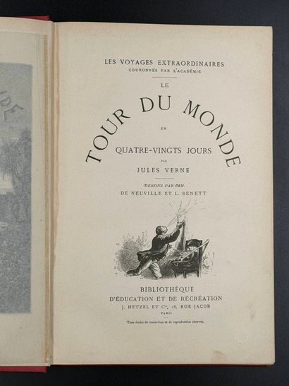 VERNE Jules, Le Tour du Monde en 80 jours
Paris,...